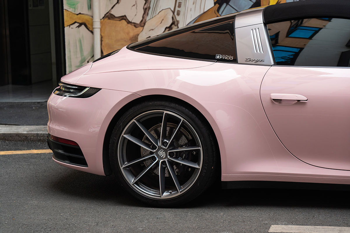 High Glossy Piggy Pink Vinyl Wrap