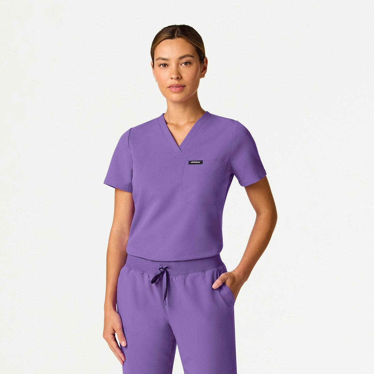 Rhena Slim Essential 1-Pocket Scrub Top