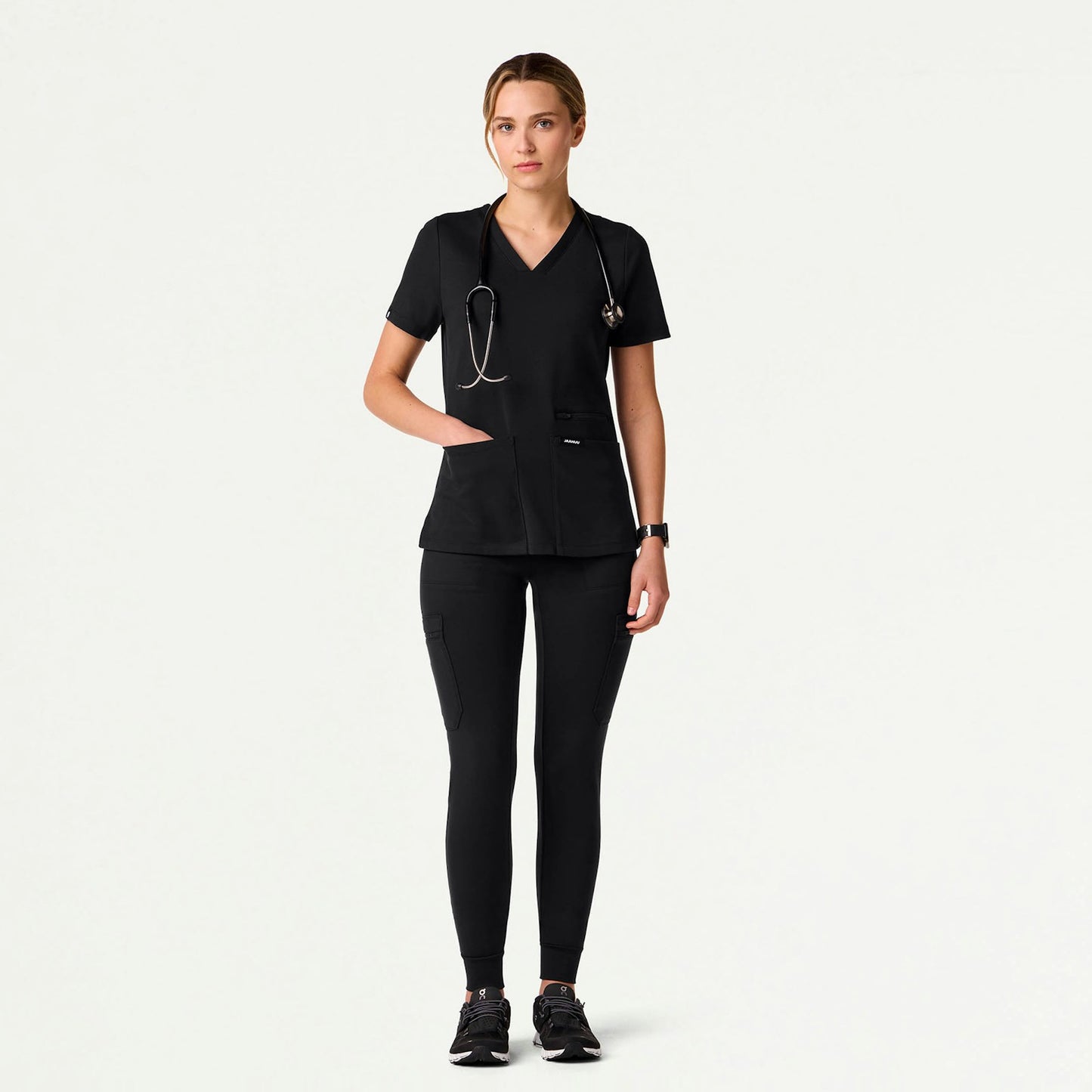 Kait 10-Pocket Skinny ULTRAsoft Scrub Jogger