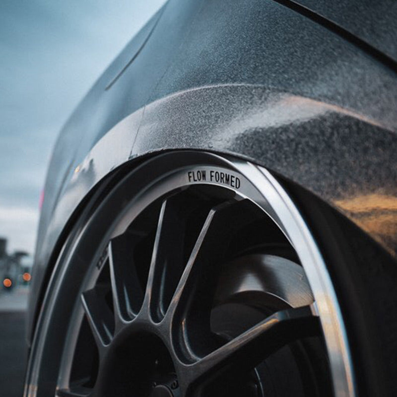 Glossy Metallic Shimmer Black Vinyl Wrap