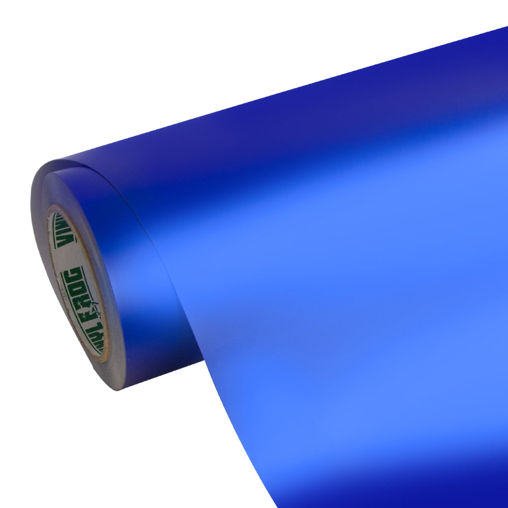 Satin Chrome Silk Ultramarine Vinyl Wrap