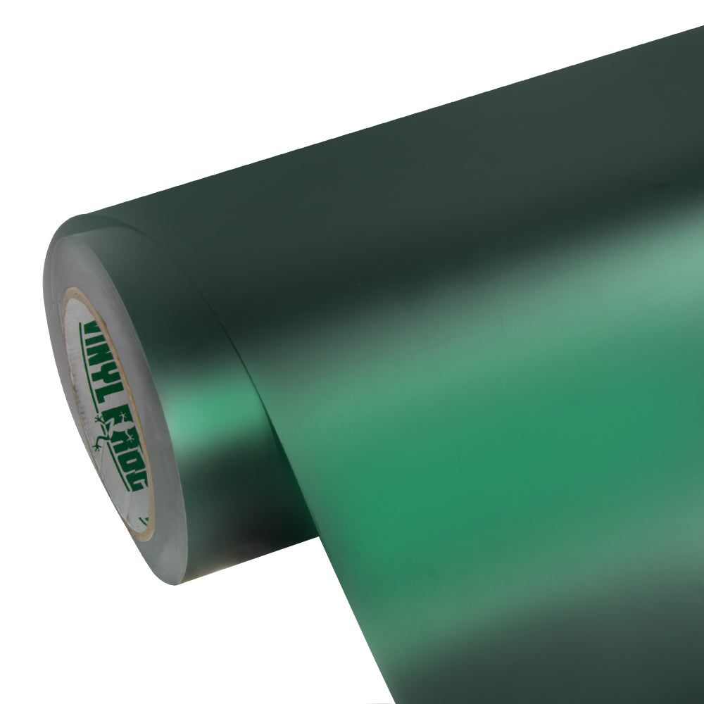 Satin Chrome Silk Green Vinyl Wrap