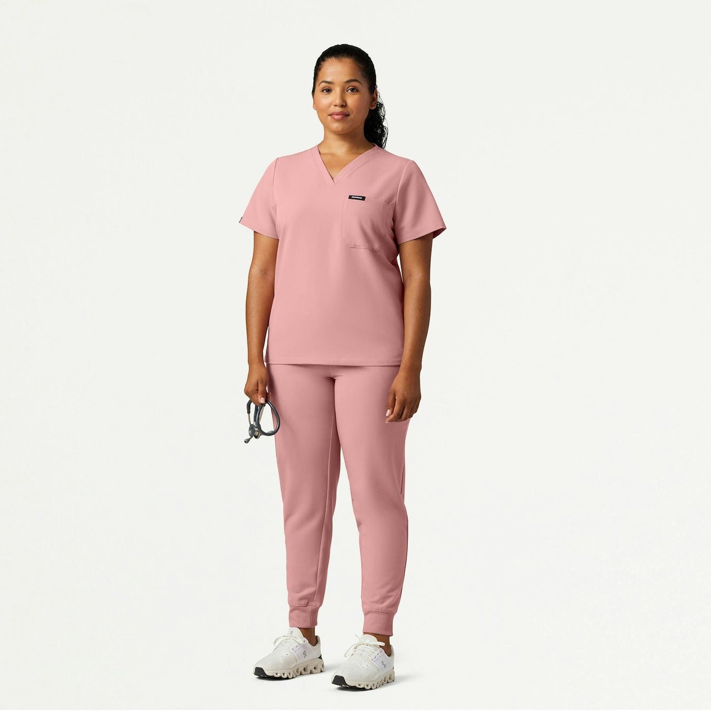 Rhena Slim Essential 1-Pocket Scrub Top