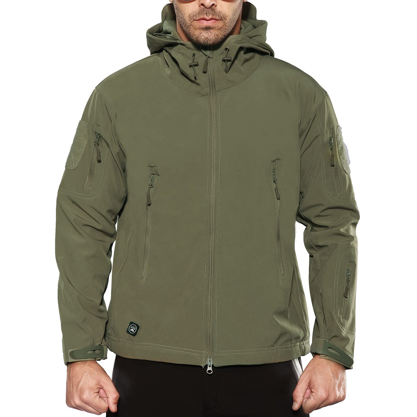 Men's Outdoor Waterproof Soft Shell Hooded Jacket