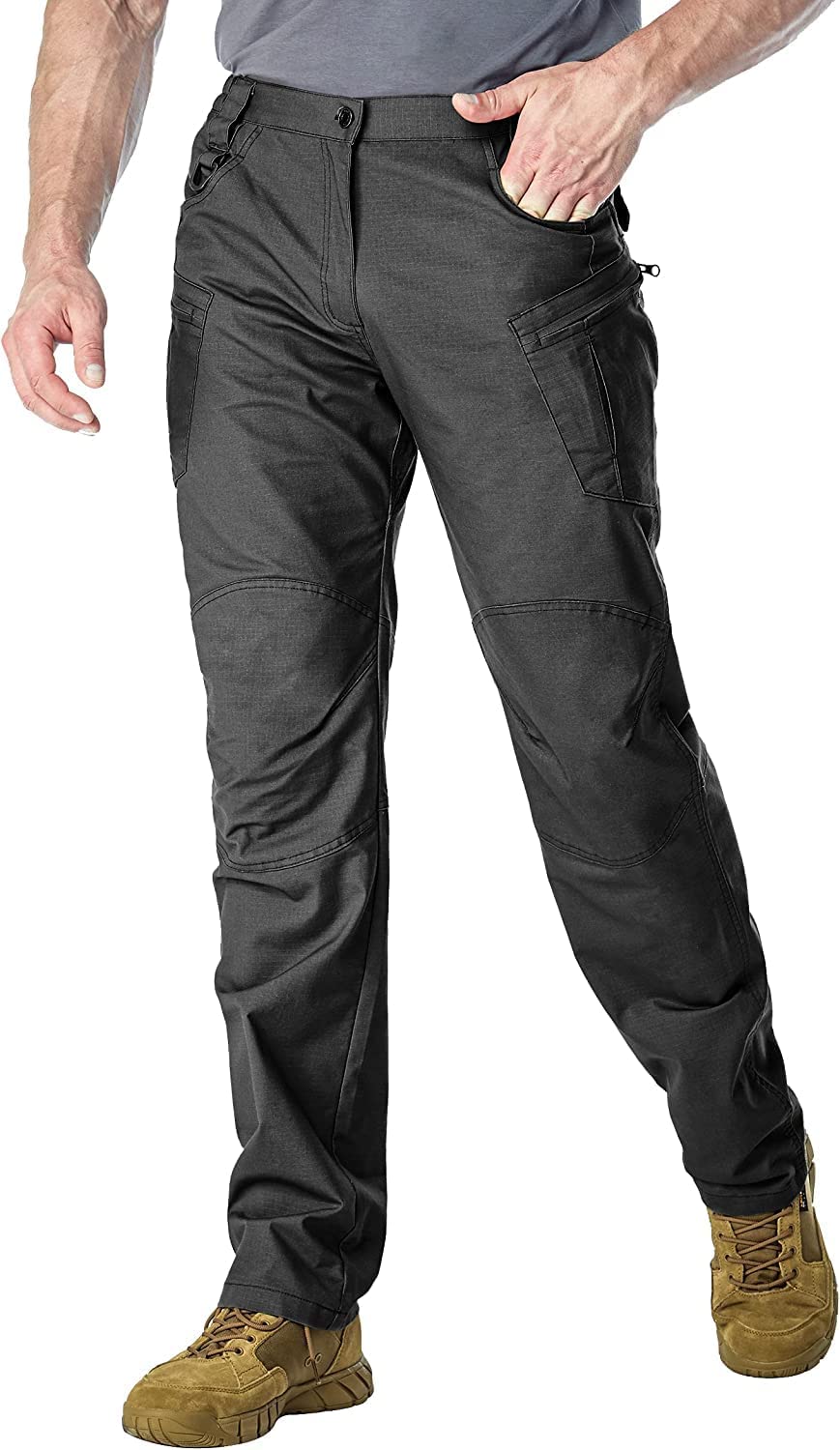 Tactical Pants Water Repellent Hiking Casual Pant Without belt