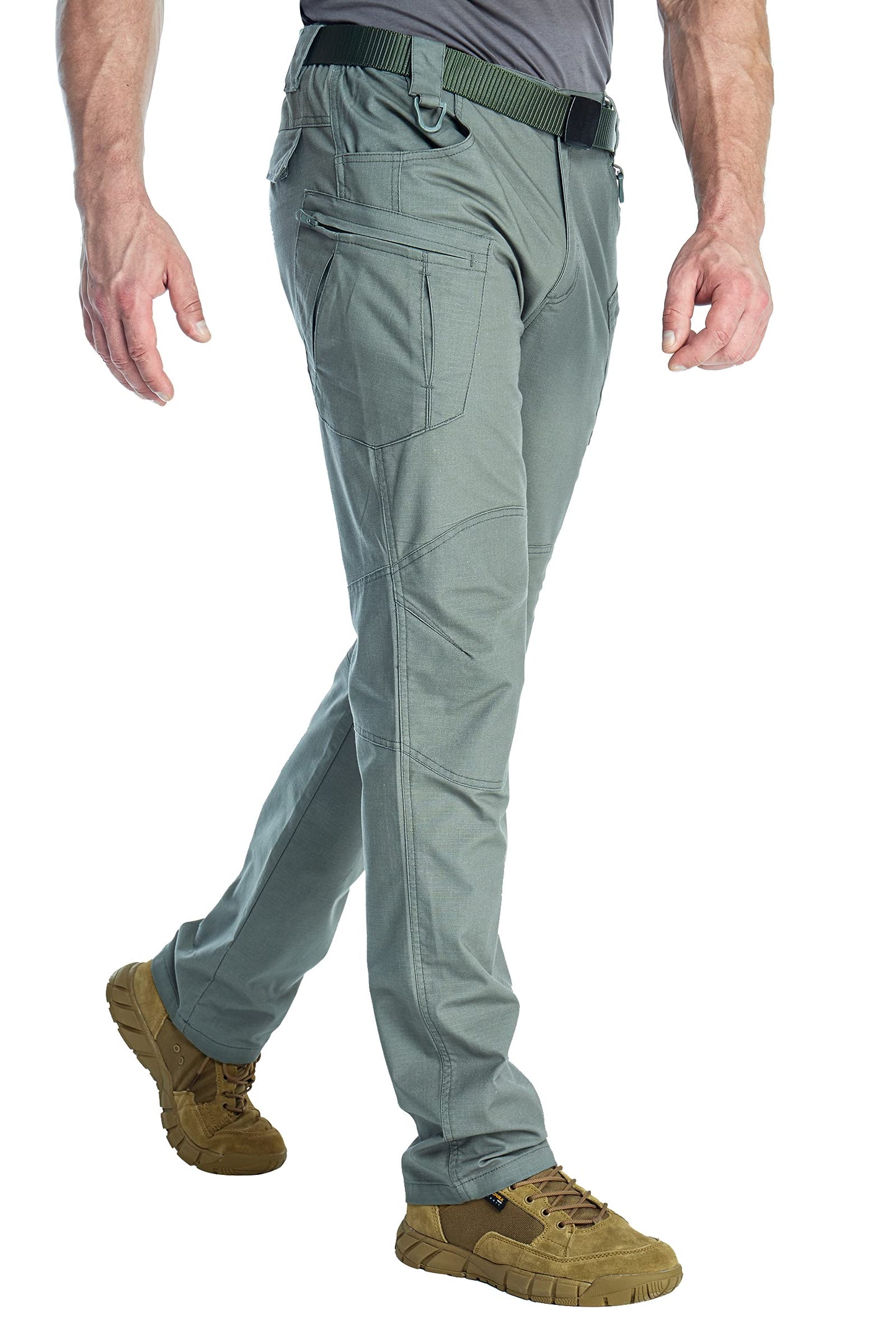 Tactical Pants Water Repellent Hiking Casual Pant Without belt