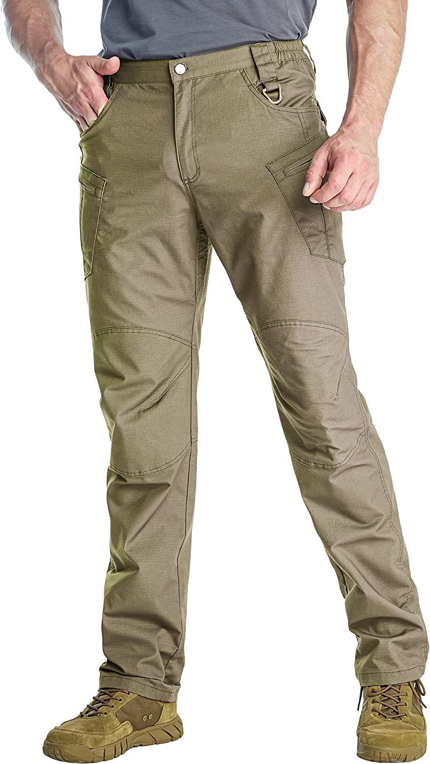 Tactical Pants Water Repellent Hiking Casual Pant Without belt