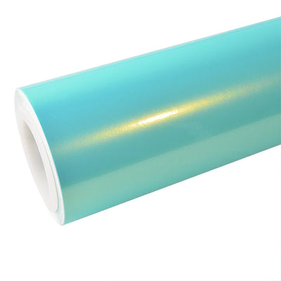 Candy Metallic Neon Ice Blue Vinyl Wrap