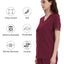 Nurse Uniform Work T-Shirt V Neck With Pockets