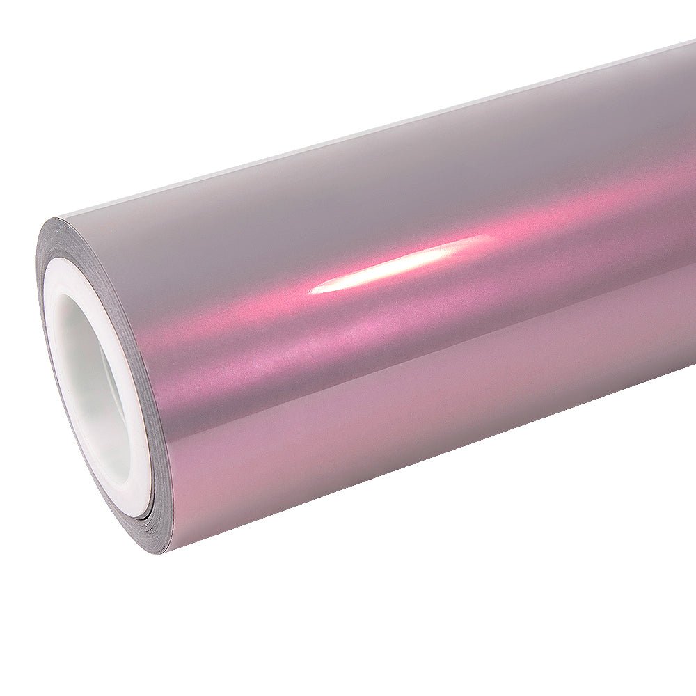 Candy Metallic Grey Pink Vinyl Wrap - Motyle