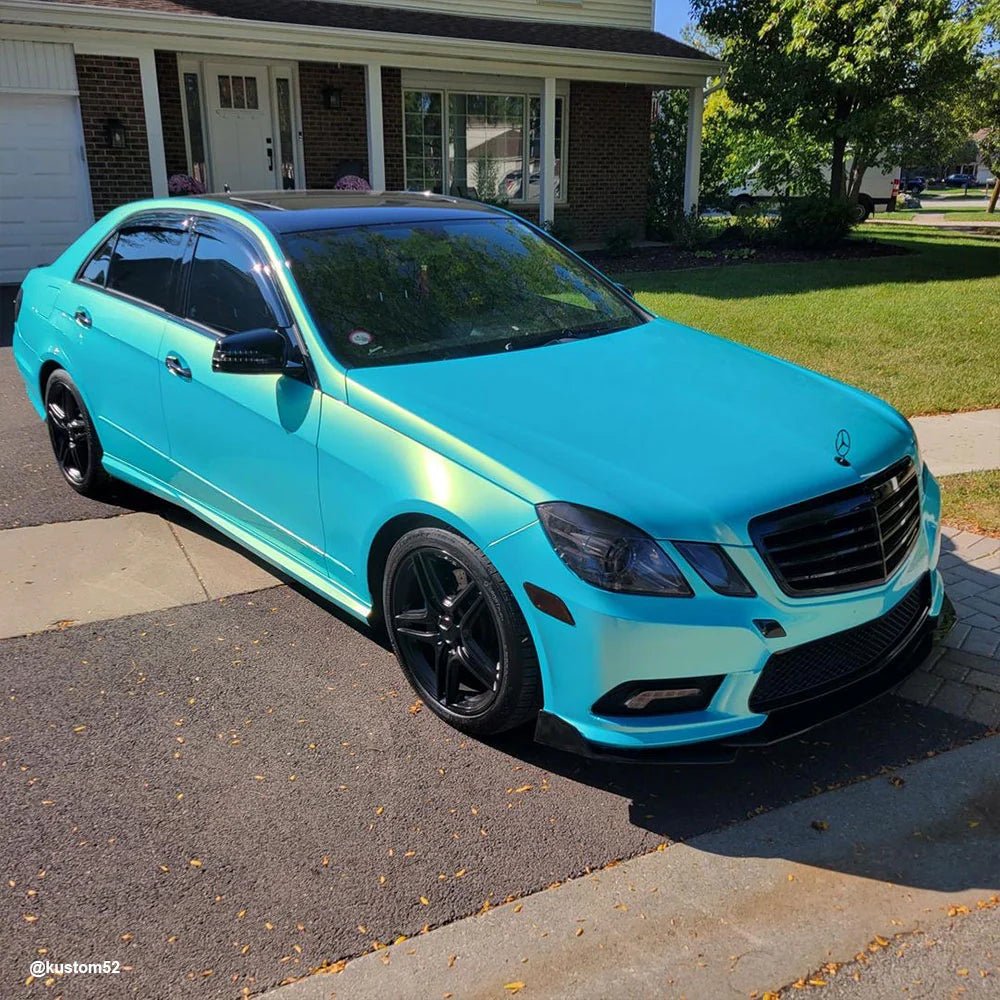 Candy Metallic Neon Ice Blue Vinyl Wrap - Motyle