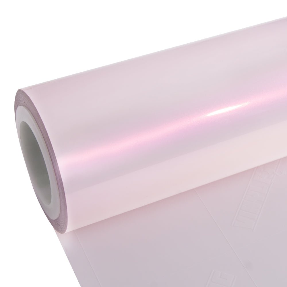 Candy Metallic Pink White Vinyl Wrap - Motyle