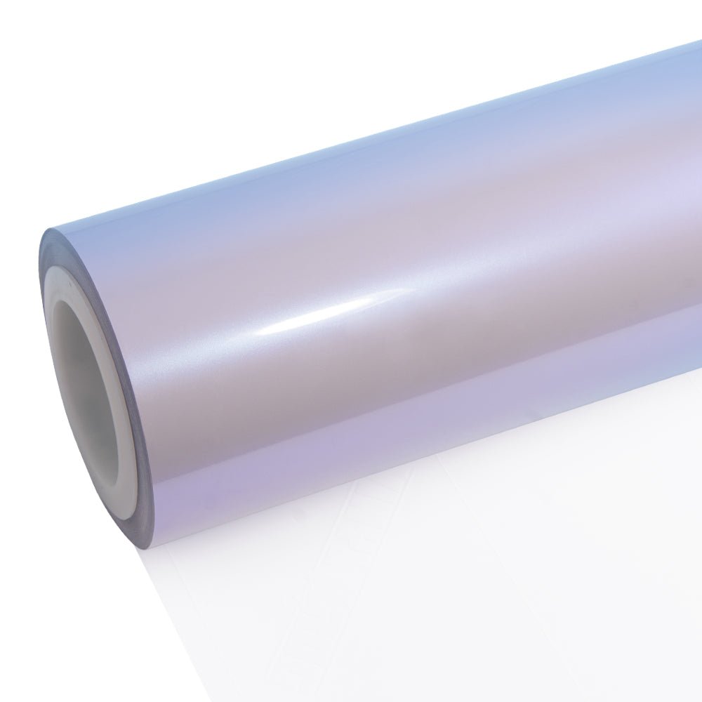 Candy Metallic Silver Gray Blue Vinyl Wrap - Motyle