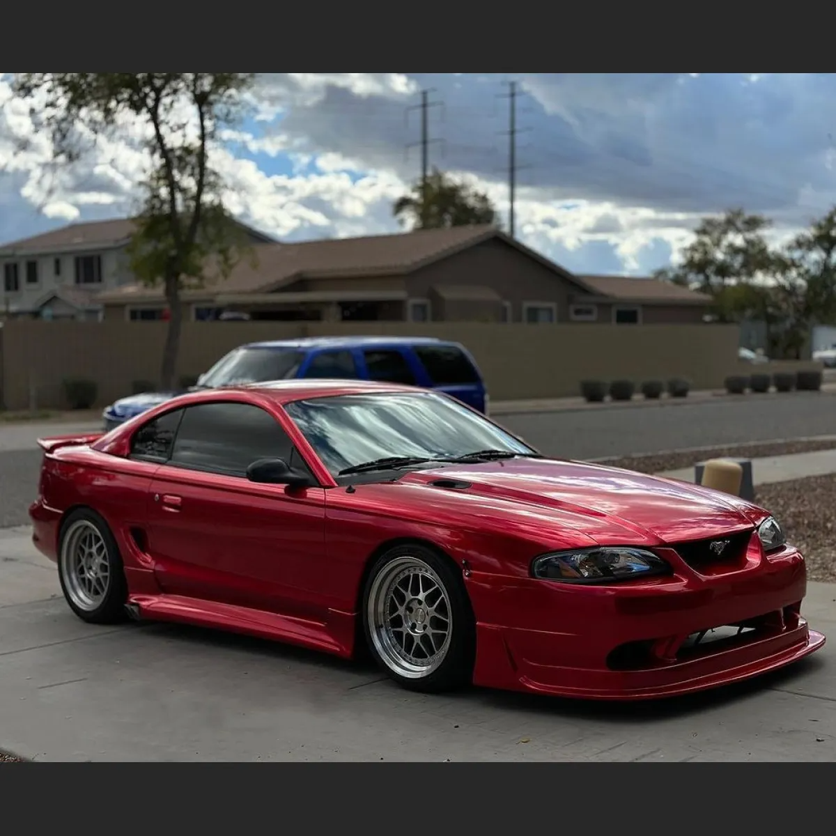 Gloss Metallic Vampire Red Vinyl Car Wrap