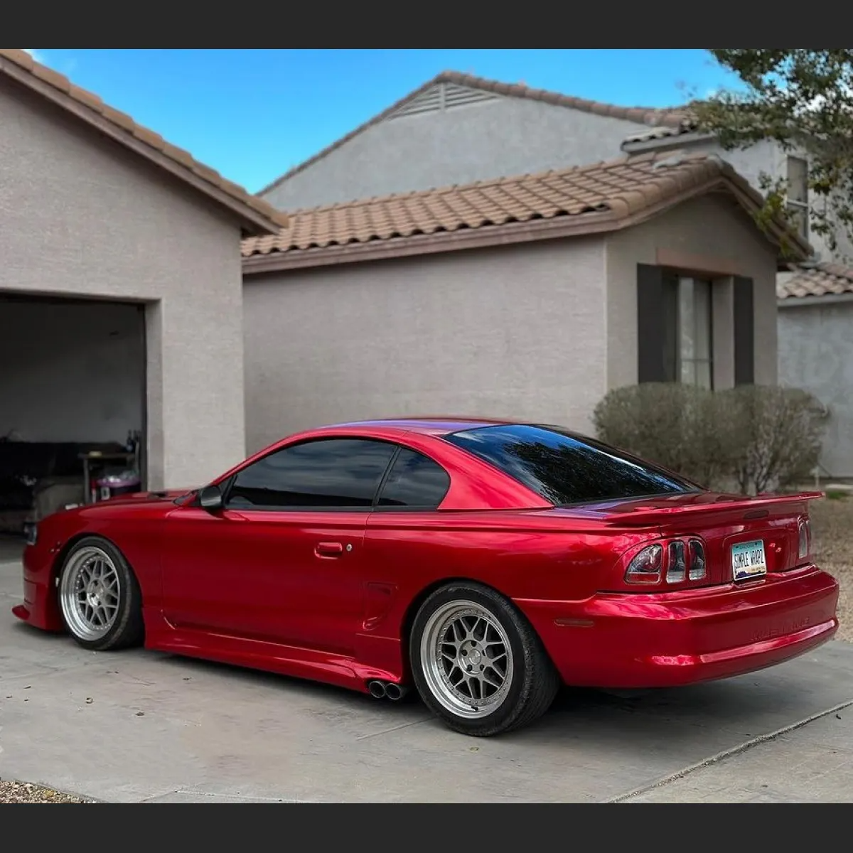 Gloss Metallic Vampire Red Vinyl Car Wrap