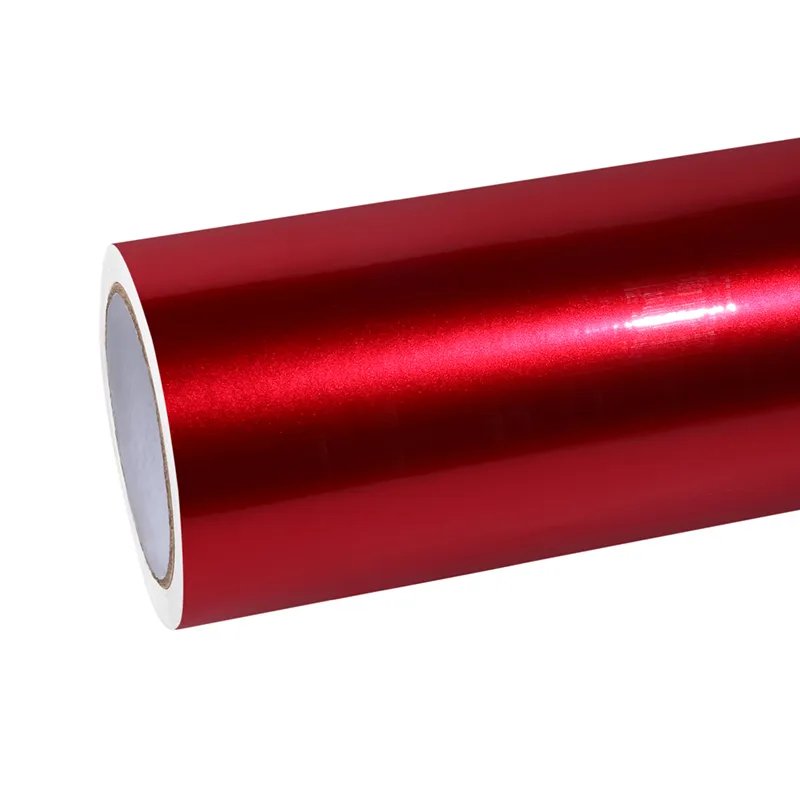 Gloss Metallic Vampire Red Vinyl Car Wrap - Motyle