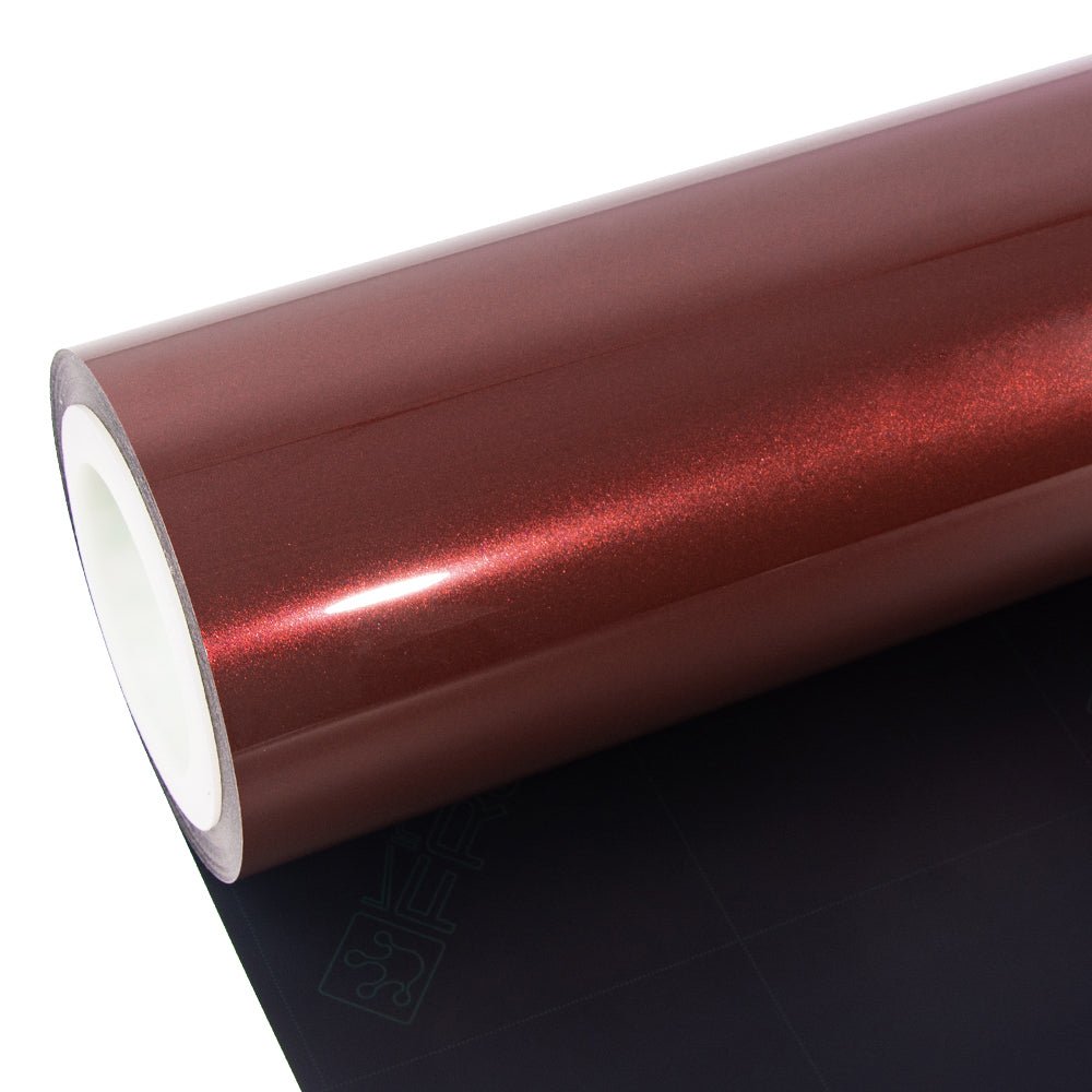 Glossy Metallic Cherry Red Vinyl Wrap - Motyle