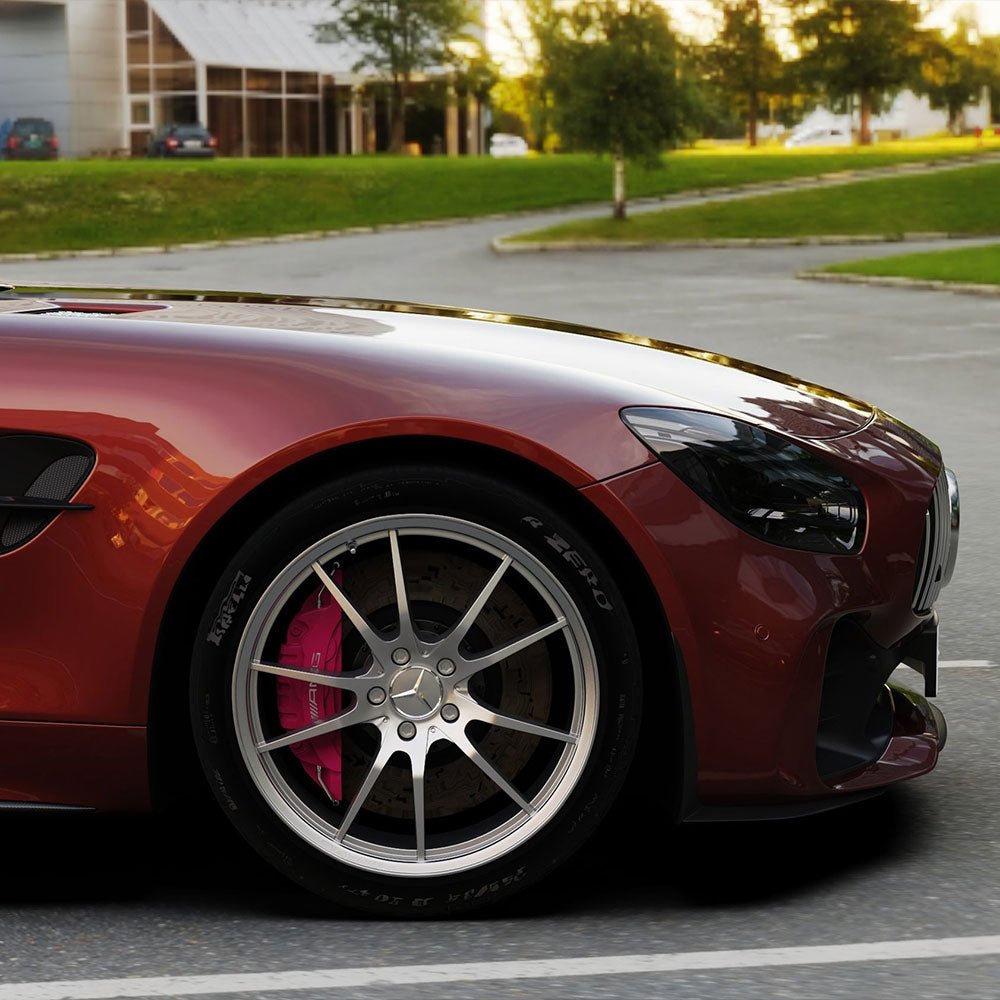 Glossy Metallic Cherry Red Vinyl Wrap - Motyle