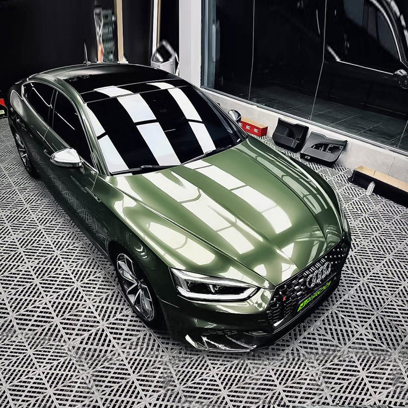 Glossy Metallic District Green Vinyl Wrap - Motyle