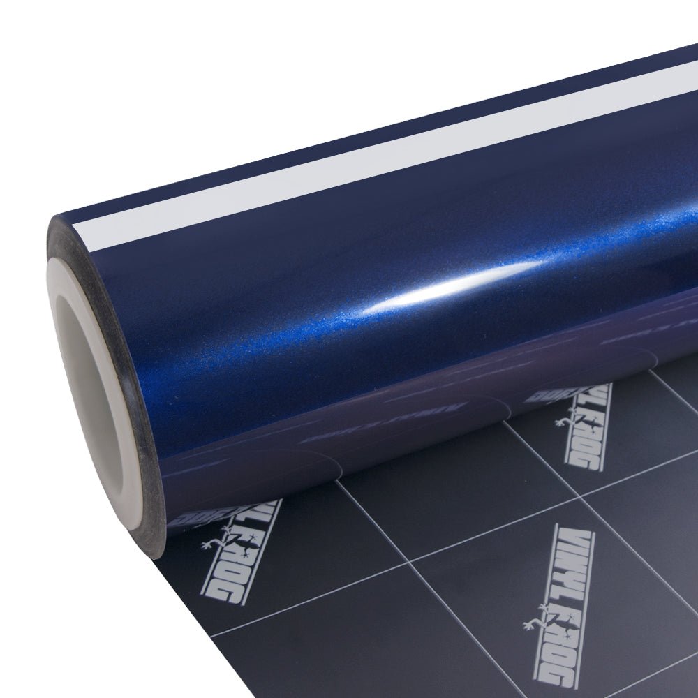 Glossy Metallic Everton Blue Vinyl Wrap - Motyle