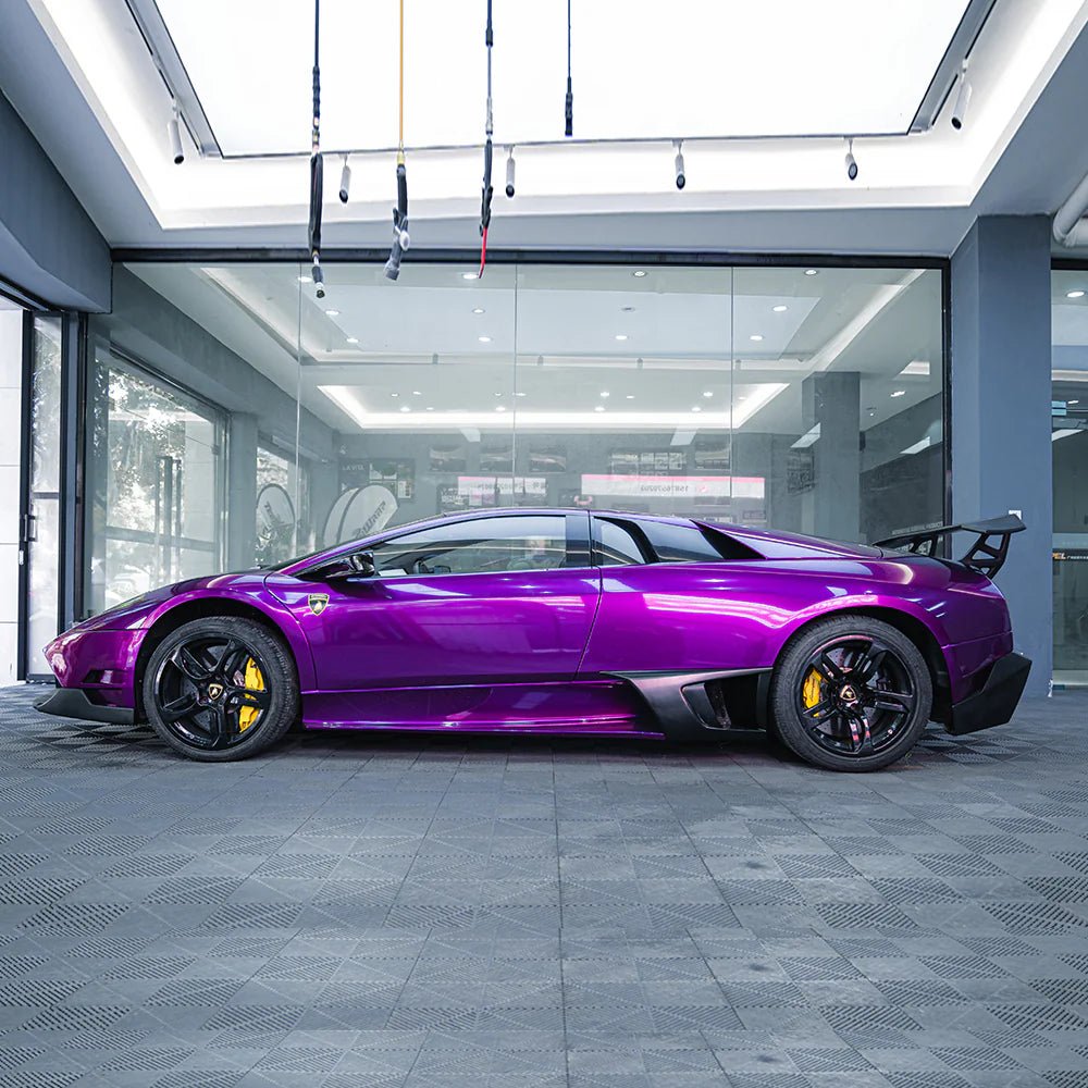 Glossy Metallic Grape Purple Vinyl Wrap - Motyle