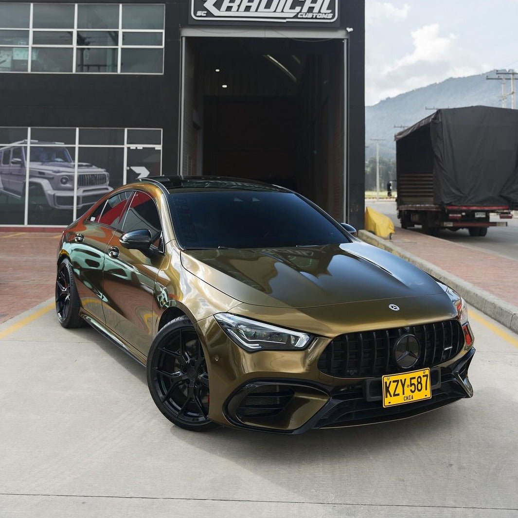 Glossy Metallic Midnight Gold Vinyl Wrap - Motyle