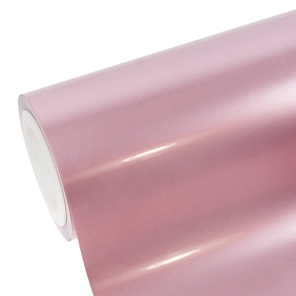 Glossy Metallic Passion Pink Vinyl Wrap - Motyle