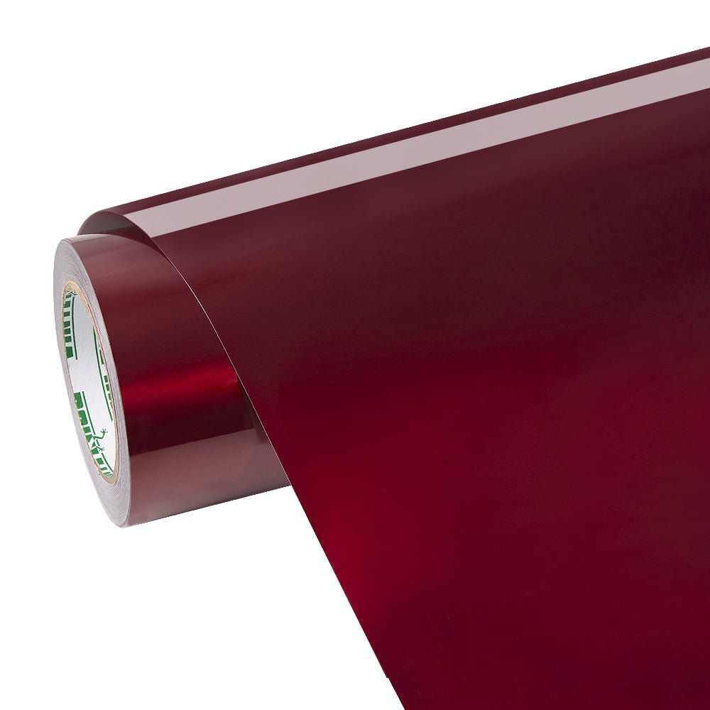 Glossy Metallic Raspberry Red Vinyl Wrap - Motyle