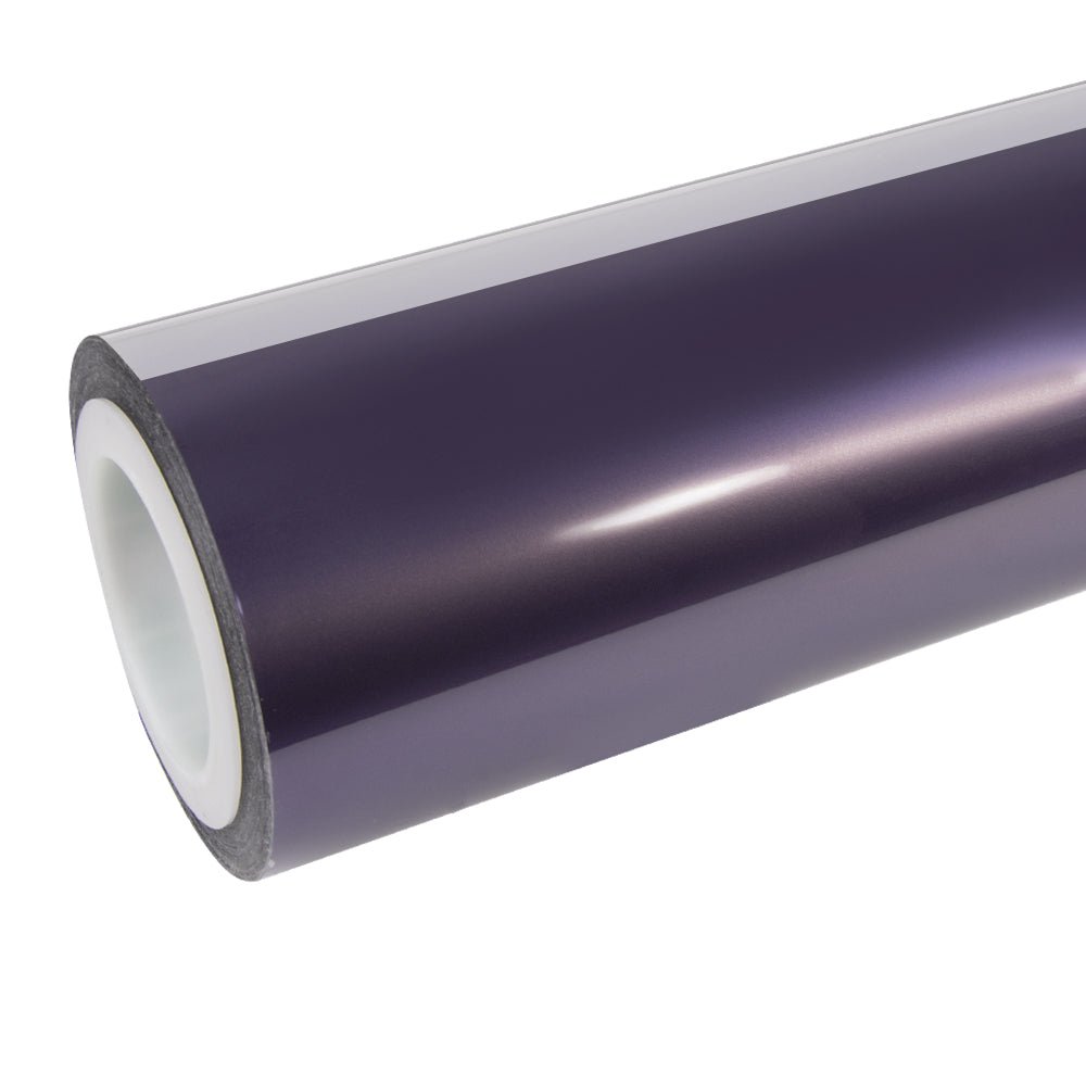 Glossy Metallic Violet Gray Vinyl Wrap - Motyle