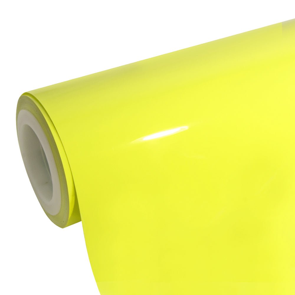 High Glossy Chartreuse Yellow Vinyl Wrap - Motyle