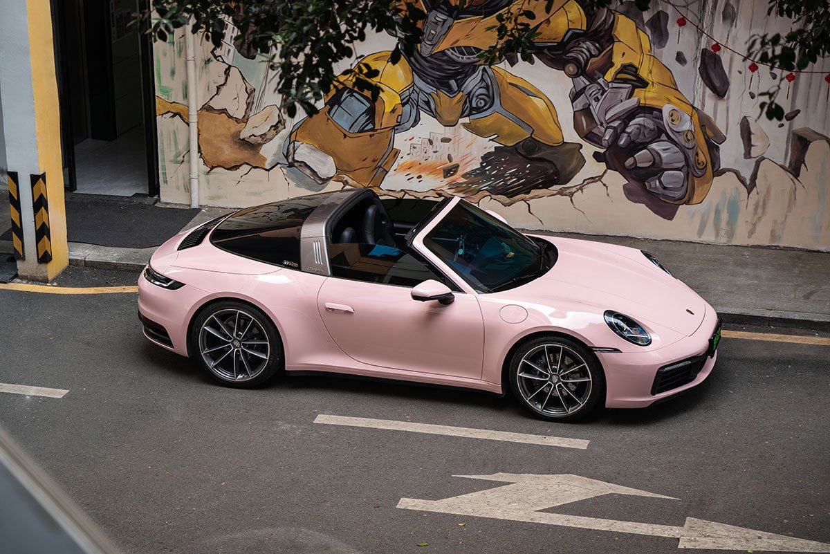 High Glossy Piggy Pink Vinyl Wrap - Motyle