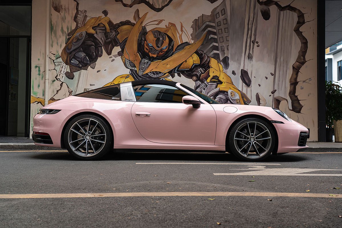 High Glossy Piggy Pink Vinyl Wrap - Motyle