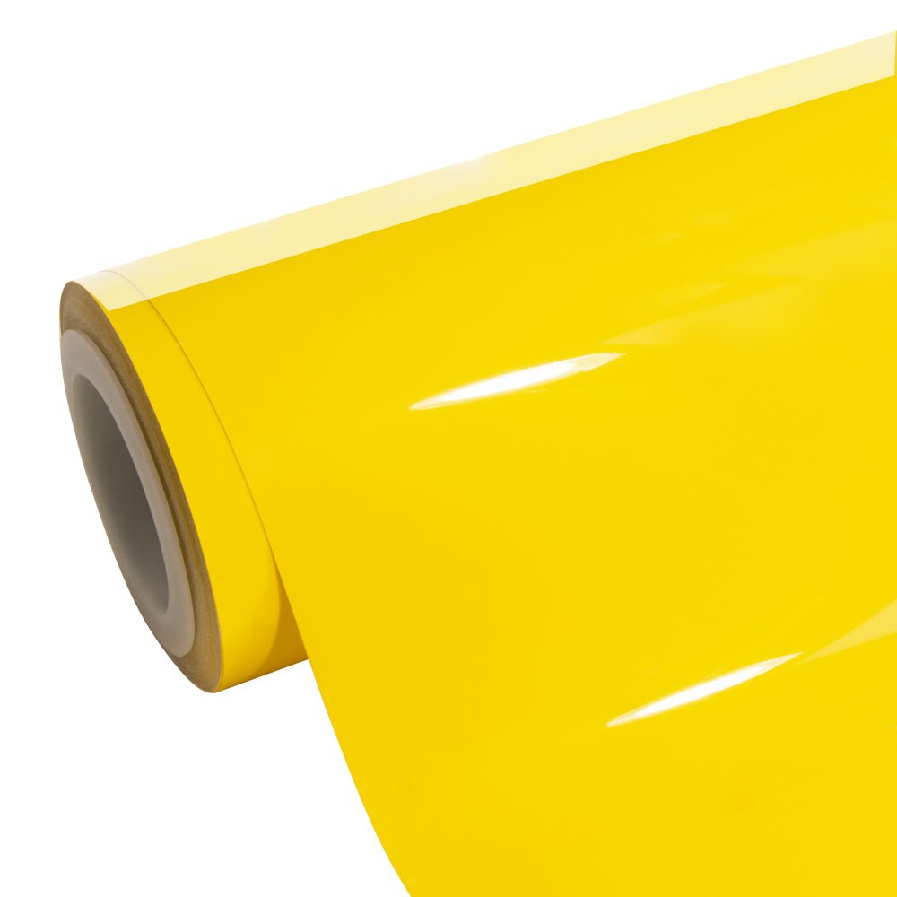 High Glossy Racing Yellow Vinyl Wrap - Motyle