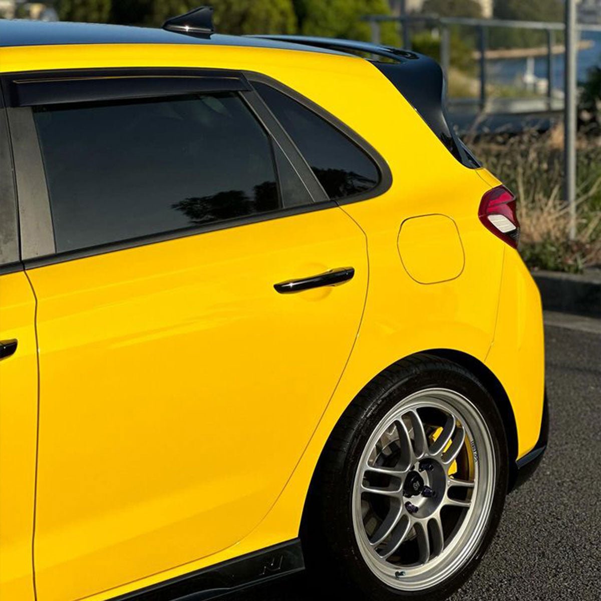 High Glossy Racing Yellow Vinyl Wrap - Motyle