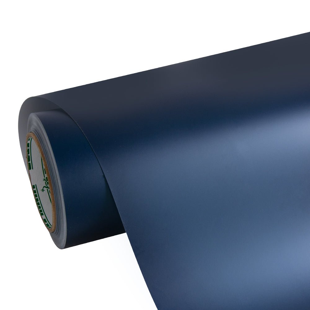 Satin Chrome Silk Prussian Blue Vinyl Wrap - Motyle