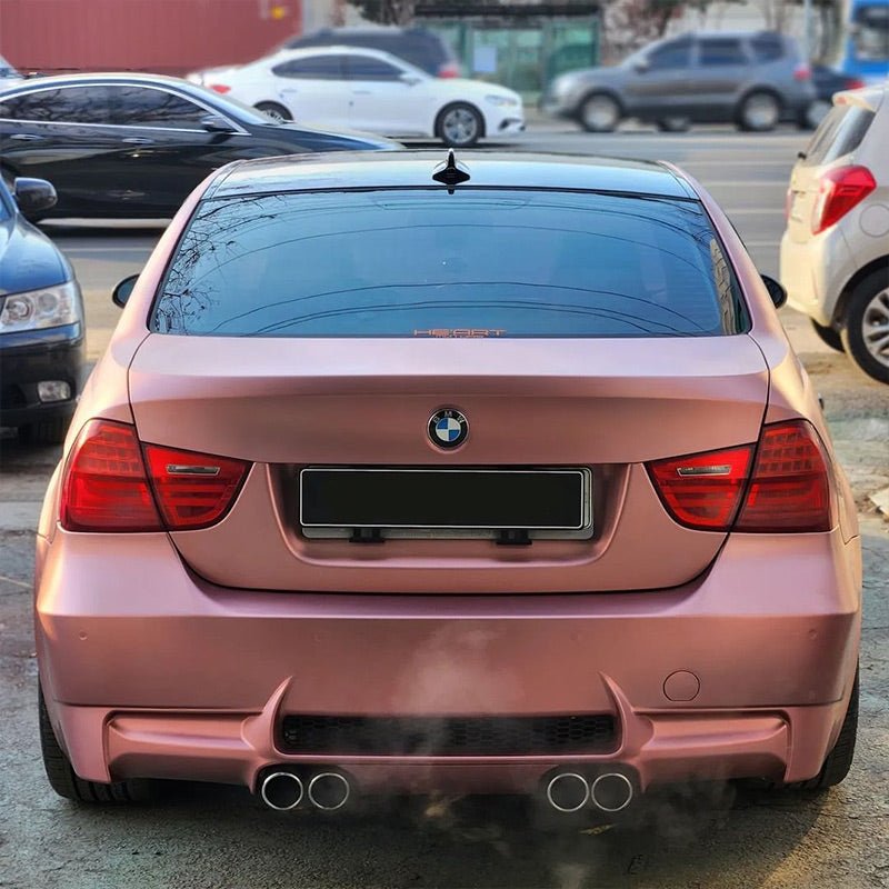 Satin Chrome Silk Rose Gold Vinyl Wrap - Motyle