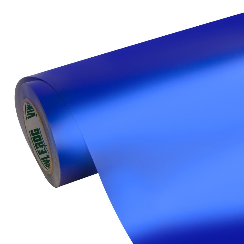 Satin Chrome Silk Ultramarine Vinyl Wrap - Motyle