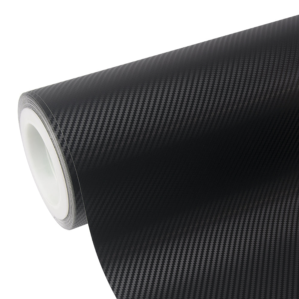 Weave Black Carbon Fiber Vinyl Wrap - Motyle